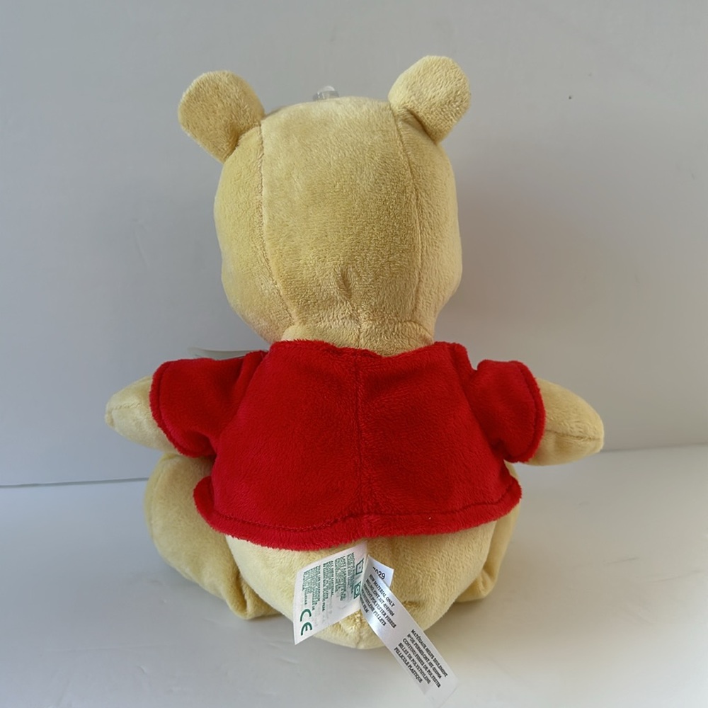 NWT Disney Baby Collectible Winnie the Pooh Plush Toy Rattle 13” Crinkle Ears - Picture 3 of 6
